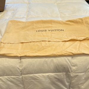 Louis Vuitton cotton dust cover